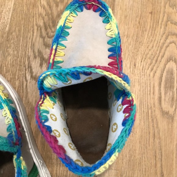 Mou Mou Summer eskimo mix colour stitching sneaker - Picture 3 of 8